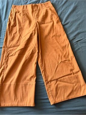 Spanx cropped wide leg pant - Rust